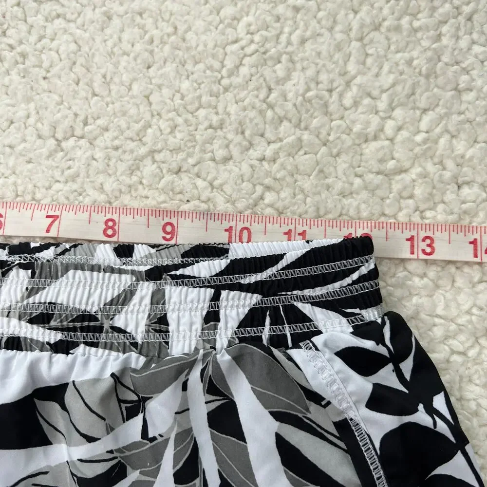 Old Navy Active Go Dry Black White Print Running Shorts XL 14